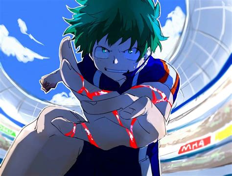 Midoriya Izuku Boku No Hero Academia Personajes De Anime