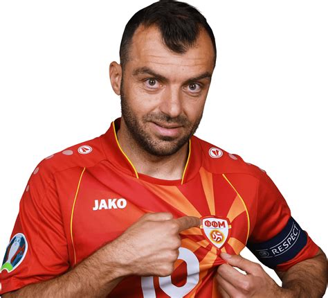 Goran Pandev North Macedonia Football Render Footyrenders