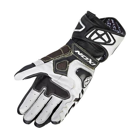 Gants Rs Genius 2 IXON Noir Blanc MAXXESS FR Gants Moto Racing