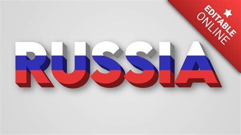 Russie Best Rated Font Generator Text Effects