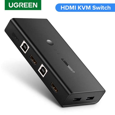 Ugreen Cm In Out Kvm Hdmi Usb Switch Box K Hz Ultra