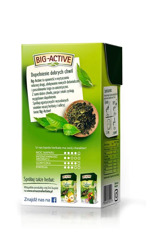 BIG ACTIVE Herbata zielona Pure Green liściasta Sklep Internetowy