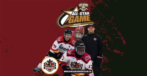 Renegades Selected For All Star Games North York Renegades Hockey