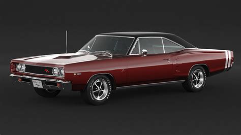 dodge coronet rt  model cgtrader