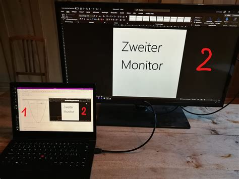 Zwei Monitore Auf Einem Bildschirm Remote Monitor Web2 Unterricht