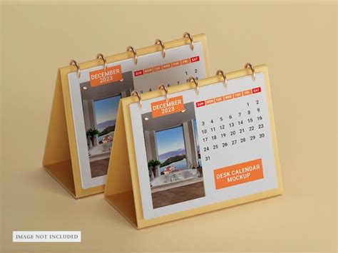 Premium Psd Psd Desk Calendar Mockup