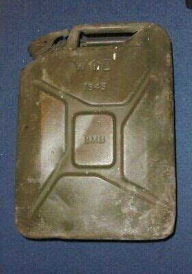 British Army Litre Steel Jerry Can Fuel Can Wd War Department