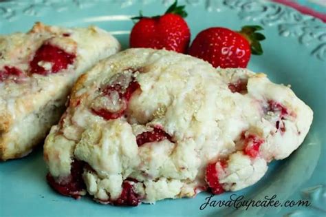 Strawberry Lemonade Scones Javacupcake