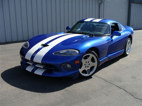 1996 Dodge Viper GTS - Blue/White Stripes | American Supercars