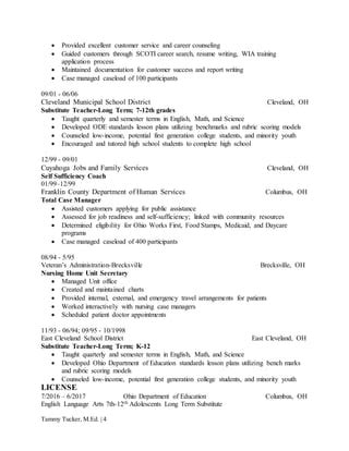 Tucker Cv For Linkedin Pdf