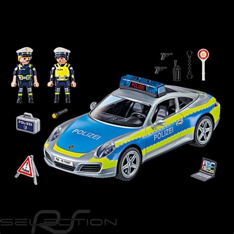 Playmobil Porsche Carrera S Typ Polizei Mit Figuren Playmobil