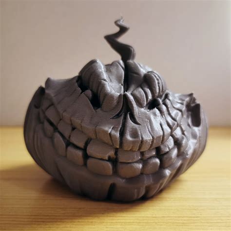 3D Printable Evil Grinning Pumpkin Head By Eastman