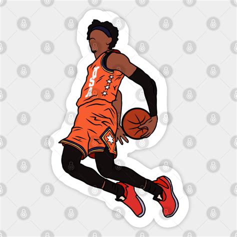 Ja Morant Behind The Back Dunk Ja Morant Sticker TeePublic