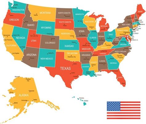 A United States Map Verjaardag Vrouw