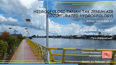 PDF HIDROGEOLOGI TANAH TAK JENUH AIR UNSATURATED HYDROGEOLOGY