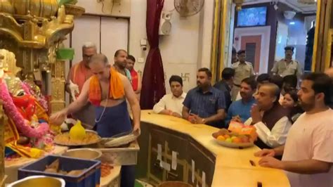 Mukesh Ambani Turns 66 Offers Prayers At Siddhivinayak Temple In