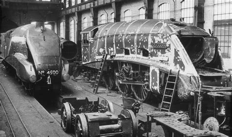 Syks Lner A4 Locos In Doncaster Works C1938 John Law Flickr