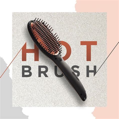 Hot Air Brush Straightener Less Damage More Volume And Shine