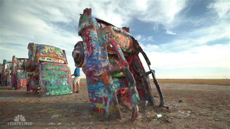 A Postcard From The Field Cadillac Ranch