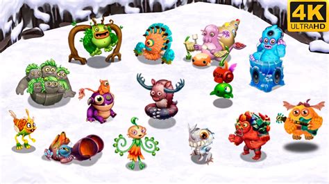 All Quad Element Monsters Continent My Singing Monsters Dawn Of