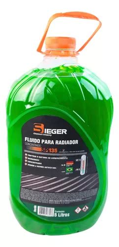 Aditivo Fluido Radiador Verde Pronto Uso Diluído 5 Litros