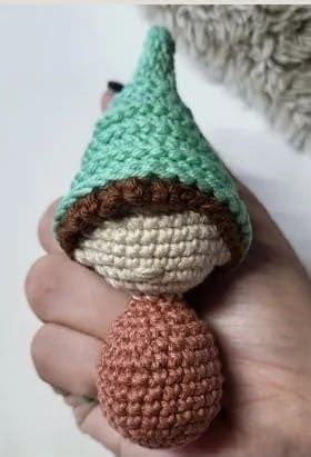 Natal Gnomo Amigurumi Receita Passo A Passo Gratis Croche Uma Arte