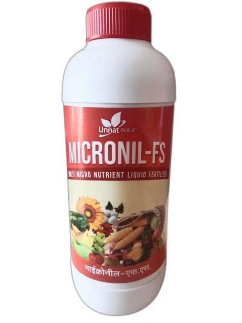 Bio Tech Grade Unnat Micronil Fs Multi Micro Nutrient Liquid Fertilizer Bottle Packaging Size