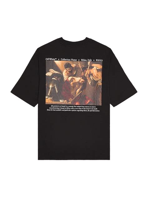 Off White Caravaggio Crowning Skate Tee In Black Revolve