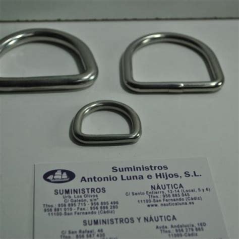 Anilla Soldada De Acero Inoxidable AISI 316 Tipo D Precios Comprar