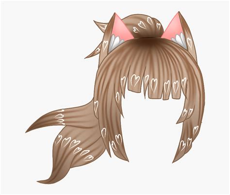 Gachalife Gacha Hair Gachalifehair Gachahair Cartoon HD Png