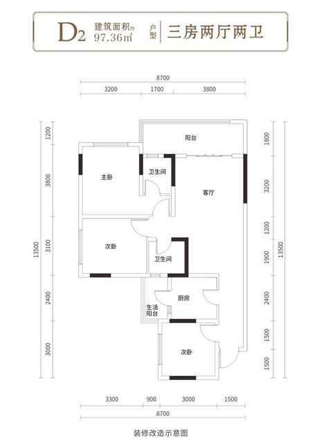 阳光望江榭d2户型图南充阳光望江榭3室2厅2卫、965平方米户型图 吉屋网