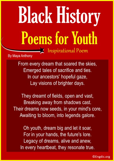 10 Best Black History Poems For Youth Engdic