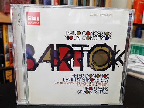 Bartók Piano Concertos Violin Concertos Libor Pešek Simon Rattle Moscavide E Portela • Olx