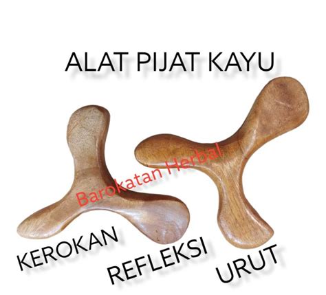 Alat Pijat Telapak Kaki Tangan Kerokan Kayu Badan Masuk Angin Pijet