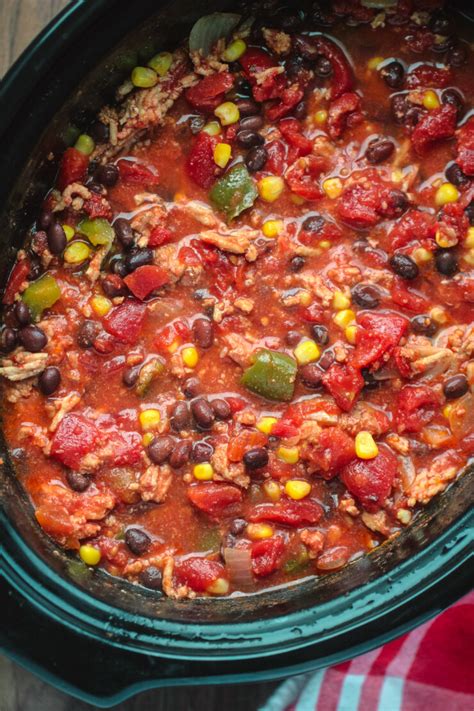 Slow Cooker Turkey Black Bean Chili Frugal Mom Eh