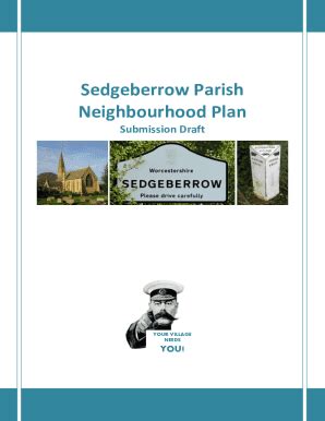 Fillable Online Sedgeberrow Parish Neighbourhood Plan Submission Draft