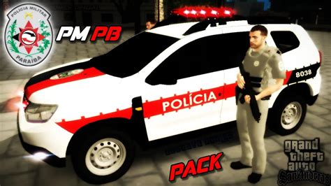 Gta Sa Pack Completo Todas As Viaturas E Skins Da Para Ba Pmpb