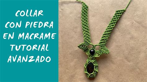 Como Hacer Collares De Macrame Con Piedras Paso A Paso YouTube