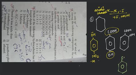 Identify The Correct Order Of Boiling Points Of The Following Compounds C