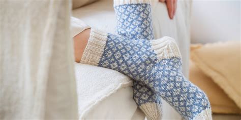 Patron Gratuit Pour Tricoter Des Chaussettes En Jacquard Marie Claire