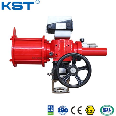 K Series Single Acting Double Acting Scotch Yoke Pneumatic Valve