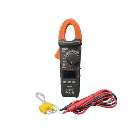 Klein Tools A Ac Auto Ranging Digital Clamp Meter Cl The Home Depot