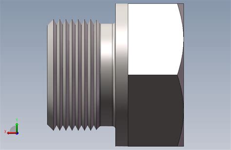 六角螺塞m36×2×44solidworks 2018模型图纸下载 懒石网