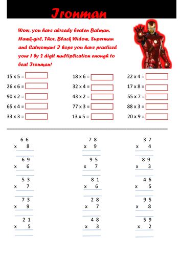 Superhero Times Table Tests Multiplication Times Tables Education Quotes For Teachers