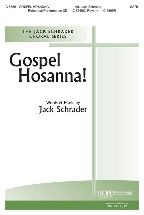 Gospel Hosanna Js Satb Hope Publishing Company