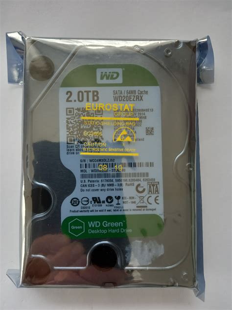 Dysk 2TB WD20EZRX SATA WD Green prawie jak Nowy Tomaszów Lubelski