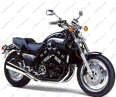 Verchromter Scheinwerfer runde für LED Optik von Yamaha V Max 1200