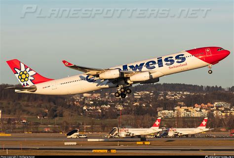 HB JME Edelweiss Air Airbus A340 313 Photo By Wolfgang Kaiser ID