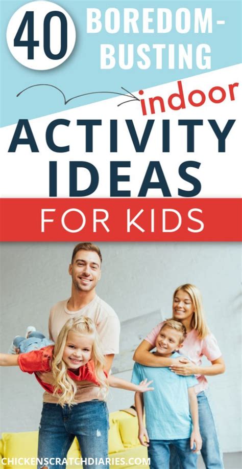 40 creative indoor activities for kids of all ages – Artofit