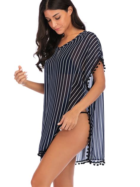 SAYFUT Women S Sexy Chiffon Kaftan Swimsuit Bikini Stylish Beach Cover